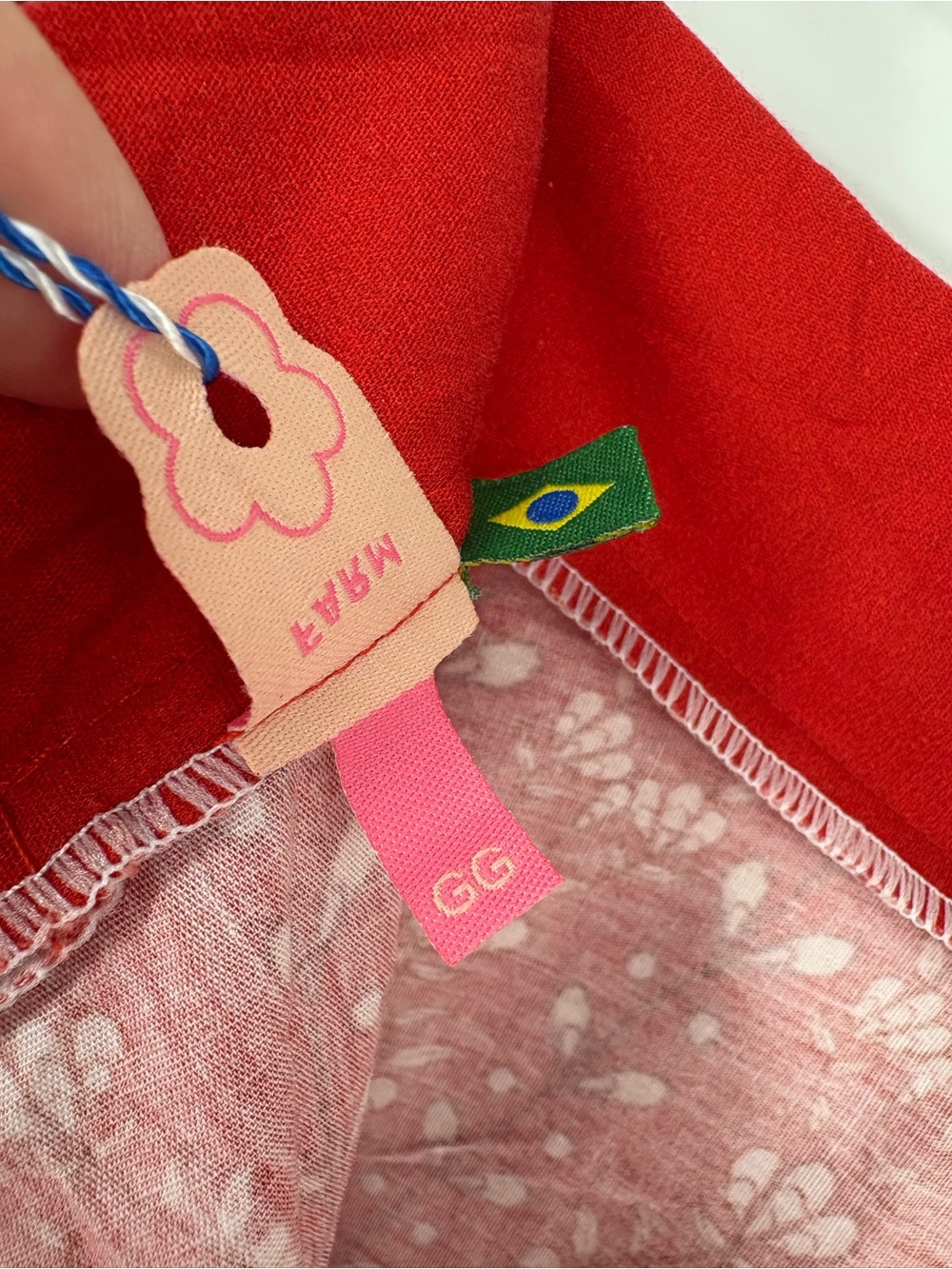 Farm Rio Brasil Caetana Flared Skirt Bohemian GG Large - Picture 5 of 8